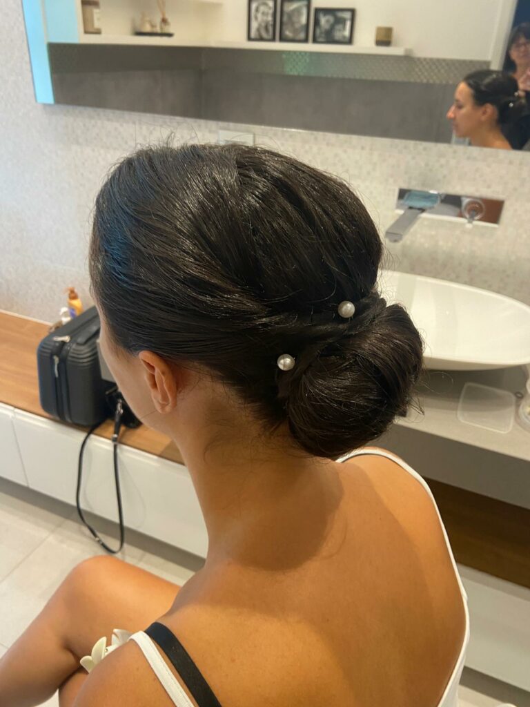 chignon ballerine bas