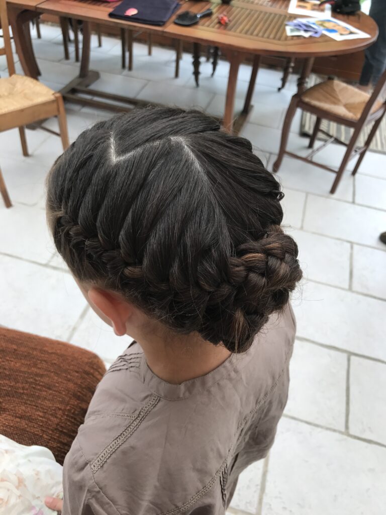 coiffure enfant tresser totalement
