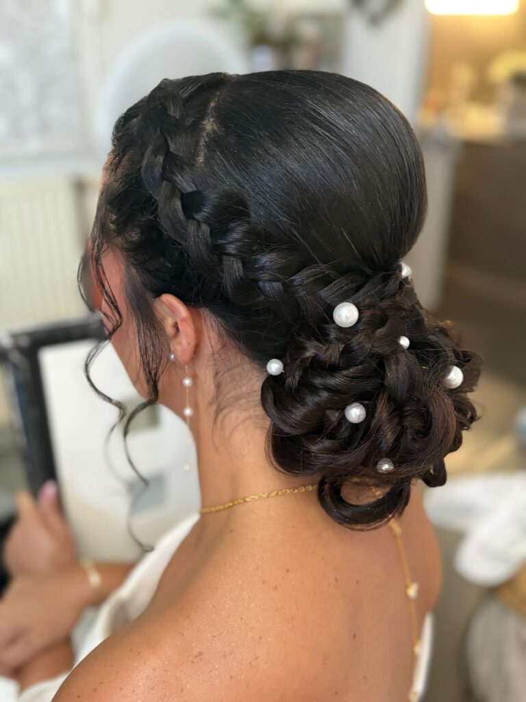 chignon bas mariée