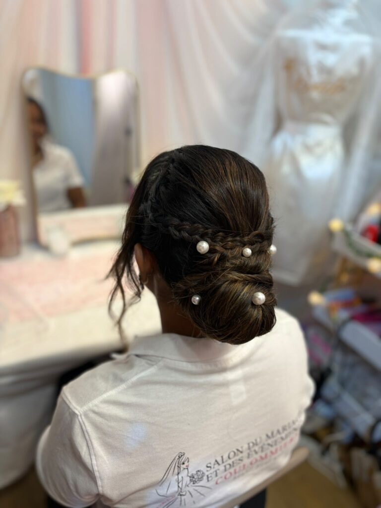 nanou chignon bas élégant