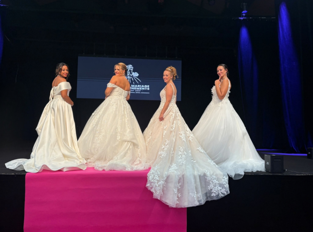 filles du samedi en tenue de mariée de coter